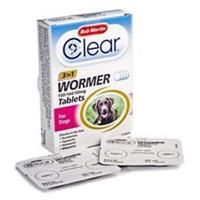Bob Martin Clear 3-in-1 Wormer Tablets for Dogs (4 Tablets)