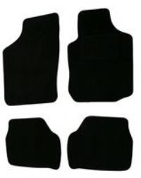 Sakura Tailored Deluxe Carpet Car Mat Set 4 Pieces Black Vauxhall Corsa C 01-04