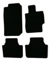 Sakura SS1578 Car Floor Mat Black Tailored Deluxe Carpet Set of 4