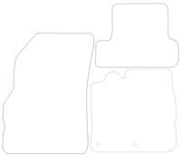 Halfords Advanced (Ss2980) Renault Megane Car Mats (Not Coupe 200804/2017) Blk