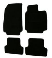 Sakura SS1866 Car Floor Mat Black Tailored Deluxe Carpet Set of 4