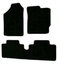 Sakura SS1873 Car Floor Mat Black Tailored Deluxe Carpet Set of 3