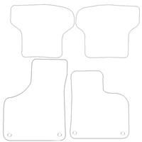Audi A3 Graphite - Luxury Mats 4 Clips (Ss7053)