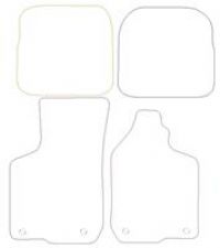 Audi A3 Graphite - Luxury Car Mats 4 Clips (Ss7054)