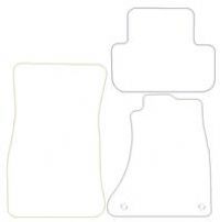 Audi A4 Graphite  Luxury Mats 2 Clips (Ss7057)
