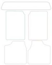 Chrysler Voyager Graphite  Luxury Mats 0 Clips (Ss7097)