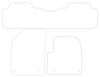 Citroen C5 Graphite - Luxury Mats 4 Clips (Ss7106)