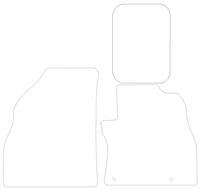 Citroen Nemo Graphite - Luxury Mats 2 Clips (Ss7110)