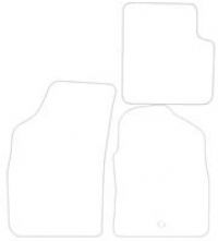 Fiat 500 Graphite - Luxury Mats 1 Clips (Ss7118)