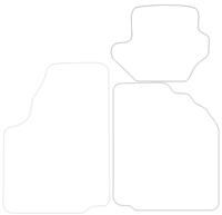 Ford Fiesta Graphite - Luxury Mats (96-02) 0 Clips (Ss7129)