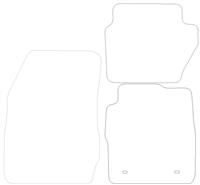 Ford Fiesta Graphite  Luxury Mats 2 Clips (Ss7131)