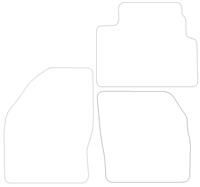 Ford Kuga Graphite - Luxury Mats 0 Clips (Ss7141)