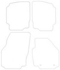 Ford Mondeo Graphite - Luxury Mats 2 Clips (Ss7144)