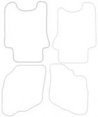 Honda Jazz Graphite  Luxury Mats 0 Clips (Ss7162)