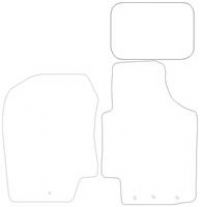 Hyundai I-20 Graphite - Luxury Mats 4 Clips (Ss7164)