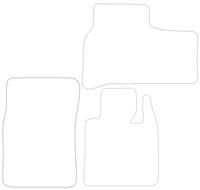 Landrover Range Rover Graphite  Luxury Mats 0 Clips (Ss7186)