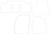 Mazda 5 Graphite - Luxury Mats 0 Clips (Ss7203)