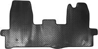 Sakura WW5052 Tailored Van Mat, Black Rubber, Black Trim