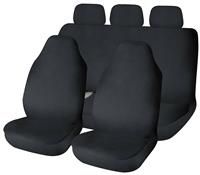 Sakura Full Set Universal Black Waterproof Durable Car Seat Covers Protectors