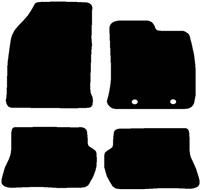 Halfords Ford Fiesta Mk6  Set Of 4 Standard Car Mats 2 Clips (Ee0261)