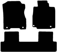Halfords Honda Crv  Set Of 4 Standard Car Mats 4 Clips (Ee0351)