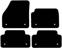 Jaguar E Pace - Set Of 4 Standard Car Mats 8 Clips (Ee0412)