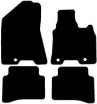 Halfords Kia Sportage  Set Of 4 Standard Car Mats 3 Clips (Ee0475)