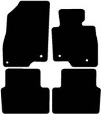 Halfords Mazda 3 - Set Of 4 Standard Car Mats 4 Clips (Ee0531)