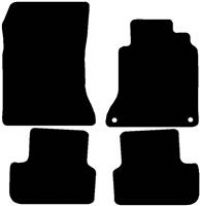 Halfords Mercedes Gla Class  Set Of 4 Standard Car Mats 2 Clips (Ee0591)