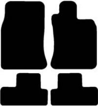 Halfords Mini R50 & R53  Set Of 4 Standard Car Mats 0 Clips (Ee0614)