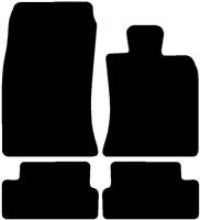Halfords Mini R56  Set Of 4 Standard Car Mats 0 Clips (Ee0616)