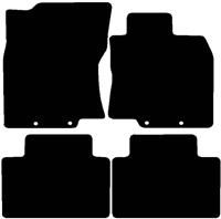 Halfords Nissan X Trail - Set Of 4 Standard Car Mats 4 Clips (Ee0705)