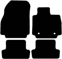 Halfords Renault Clio Mk4  Set Of 4 Standard Car Mats 2 Clips (Ee0765)
