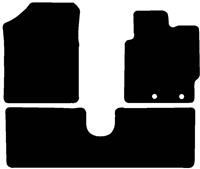 Halfords Toyota Yaris  Set Of 4 Standard Car Mats 2 Clips (Ee0945)
