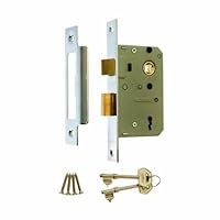 Era 473-61 2.5-inch/ 64mm 3 Lever Sashlock - Chrome Effect