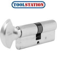 ERA 1 Star 6 Pin Euro Thumbturn Cylinder 45-35mm Satin Nickel