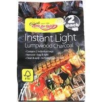 Home Hardware Outdoor Bar-Be-Quick Instant Light Charcoal x 2