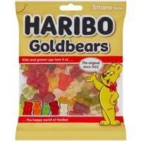 HARIBO Goldbears Jelly Fruit Flavour Sweets Sharing Bag 175g