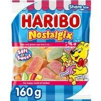 HARIBO Nostalgix Sugar Coated Fruit & Cola Flavour Jelly Sweets 160g