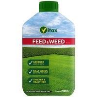 Vitax Lawn Food Feed&Weed 1L 200m2 Concentrate Fertiliser Weedkiller