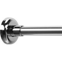 Croydex AD103000 L Shaped Telescopic Silver Shower Curtain Rail 1400mm - 2600mm