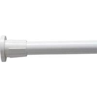 Croydex Telescopic Shower Curtain Rod Extends from 1100mm to 1830mm - White