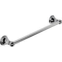 Croydex Westminster Wall Mounted Towel Rail with Zinc Alloy Construction, Chrome