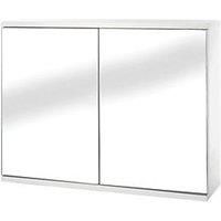 Croydex Simplicity Self-Assembly 2 Door Mirror Cabinet (FSC MDF), White