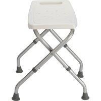 Croydex Adjustable Bathroom Shower Sturdy Chair Seat - White