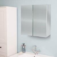 Croydex Avon Double Door Stainless Steel Cabinet