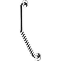 Croydex Chrome Stainless Steel Angled Grab Bar