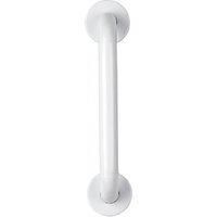 Croydex 300 mm Safety Support Rail Stainless Steel White Grab Bar for Bathroom