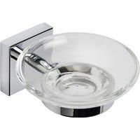 Croydex Chester Flexi-Fix - Chrome Wall Mounted X Plate Bathroom Accessories