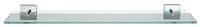 Croydex Chester Flexi-Fix - Chrome Wall Mounted X Plate Bathroom Accessories